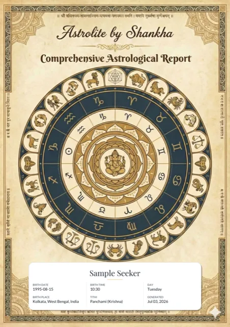 Varshaphal — Annual Report — sample page 1